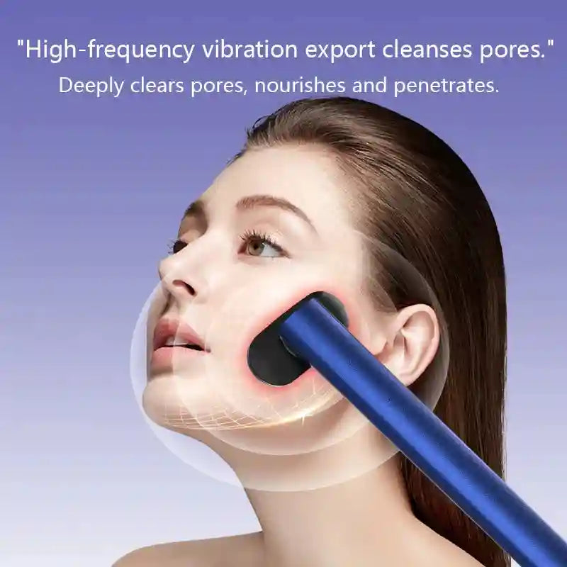 Tidesmit Microcurrent LED Face Massager Wand - Portable Skin Tool Massage Roller Tidesmit