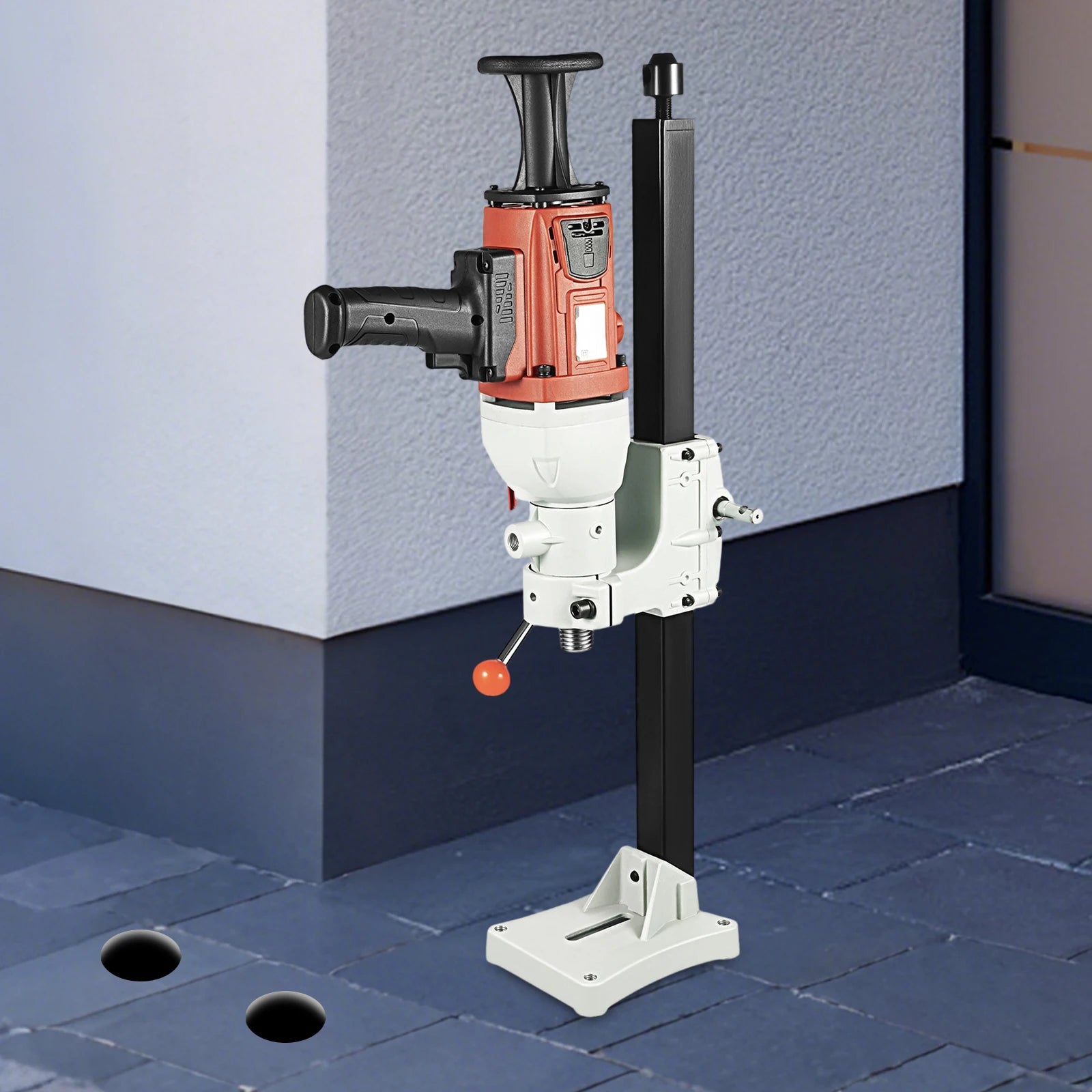 2200W 1200RPM Diamond Core Drilling Machine oncrete Drill Rig Stand Industrial Electric Core Drilling Machine Wet and Dry Use