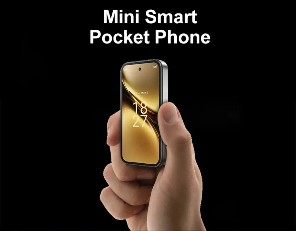 UNIWA Q333 4G Full Bands MINI Smartphone Android 4GB+64GB Mobile Phone 2000mAh Face ID WhatsApp GPS Small Phone Support TF Card