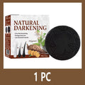 White hair killer, polygonum multiflorum shampoo soap，remove gray hair and restore natural hair color in 7 days