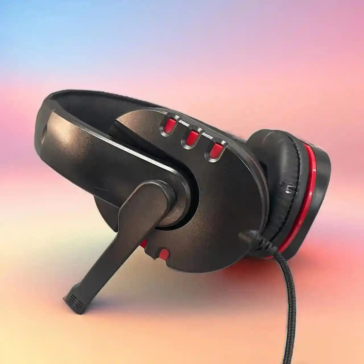 Wired Gaming Headset with Noise Reduction - Red | Tidesmit Tidesmit