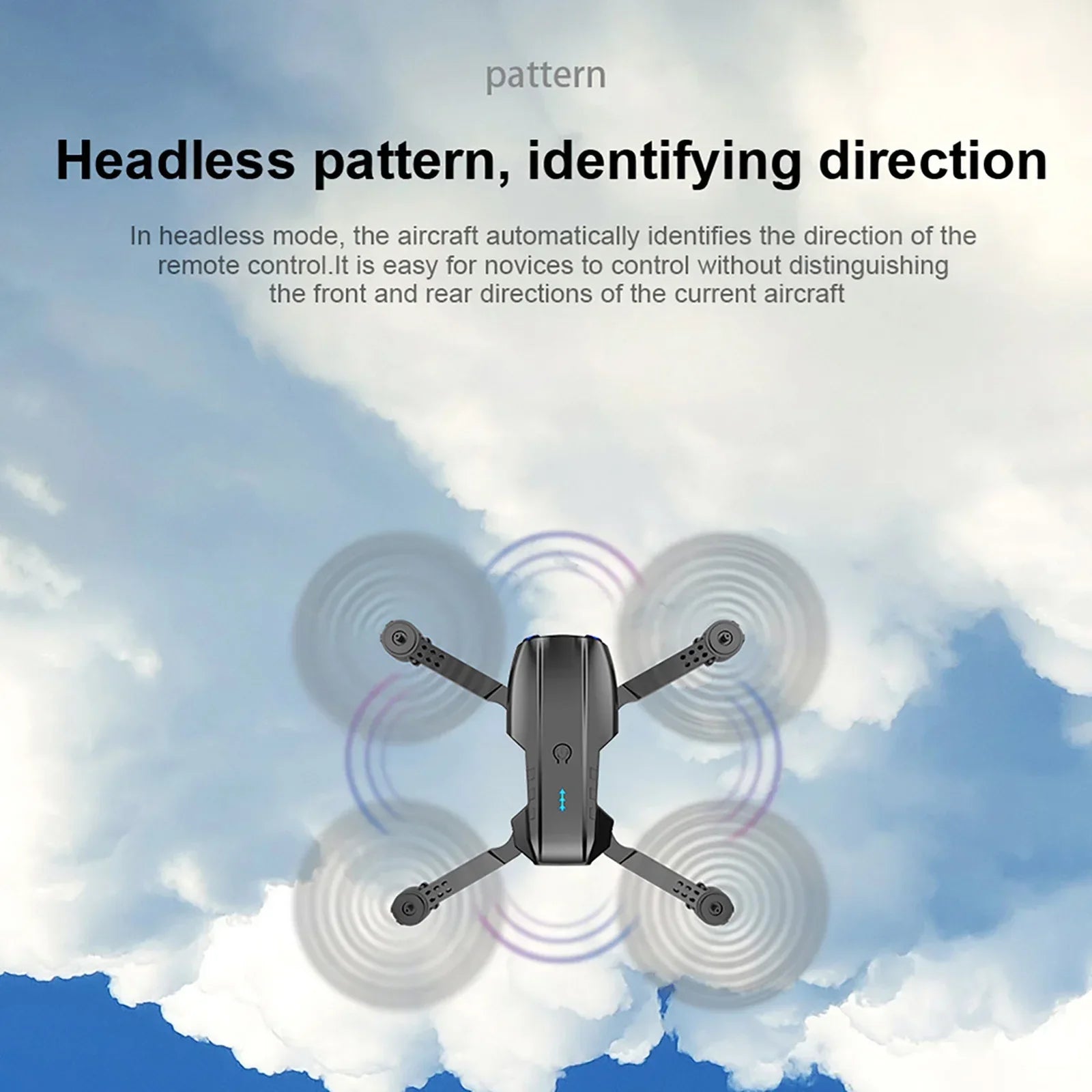 4K Camera Drone - Foldable RC Quadcopter with Obstacle Avoidance Tidesmit