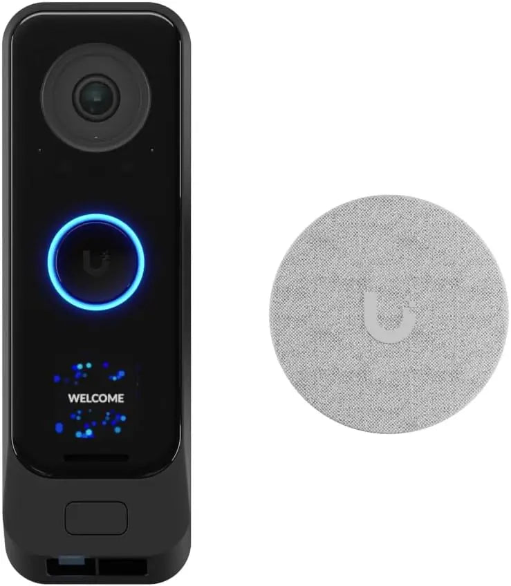 G4 Doorbell Pro Smart Doorbell with HD Video Matte Black Finish 24/7 Continuous Recording and Two-Way Audio