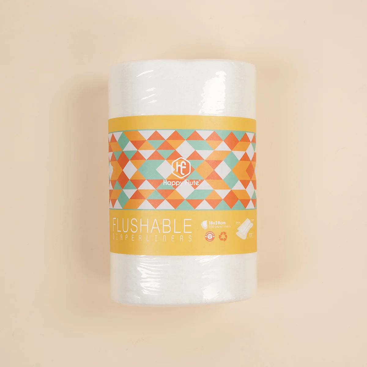 2 Rolls Disposable Bamboo Flushable Baby Diaper Nappy Liner Biodegradable Bamboo Liner