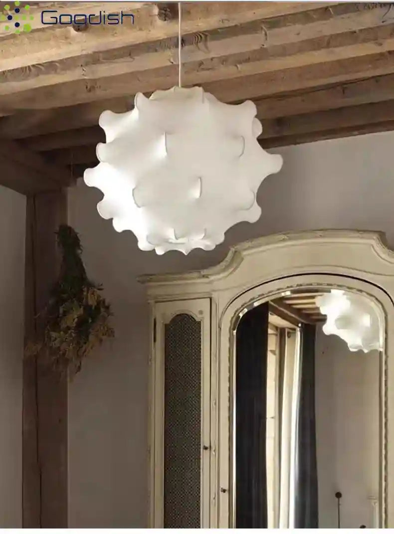 Wabi Sabi Silk Pendant Light | Handmade Aesthetic Chandelier 50-68cm Tidesmit
