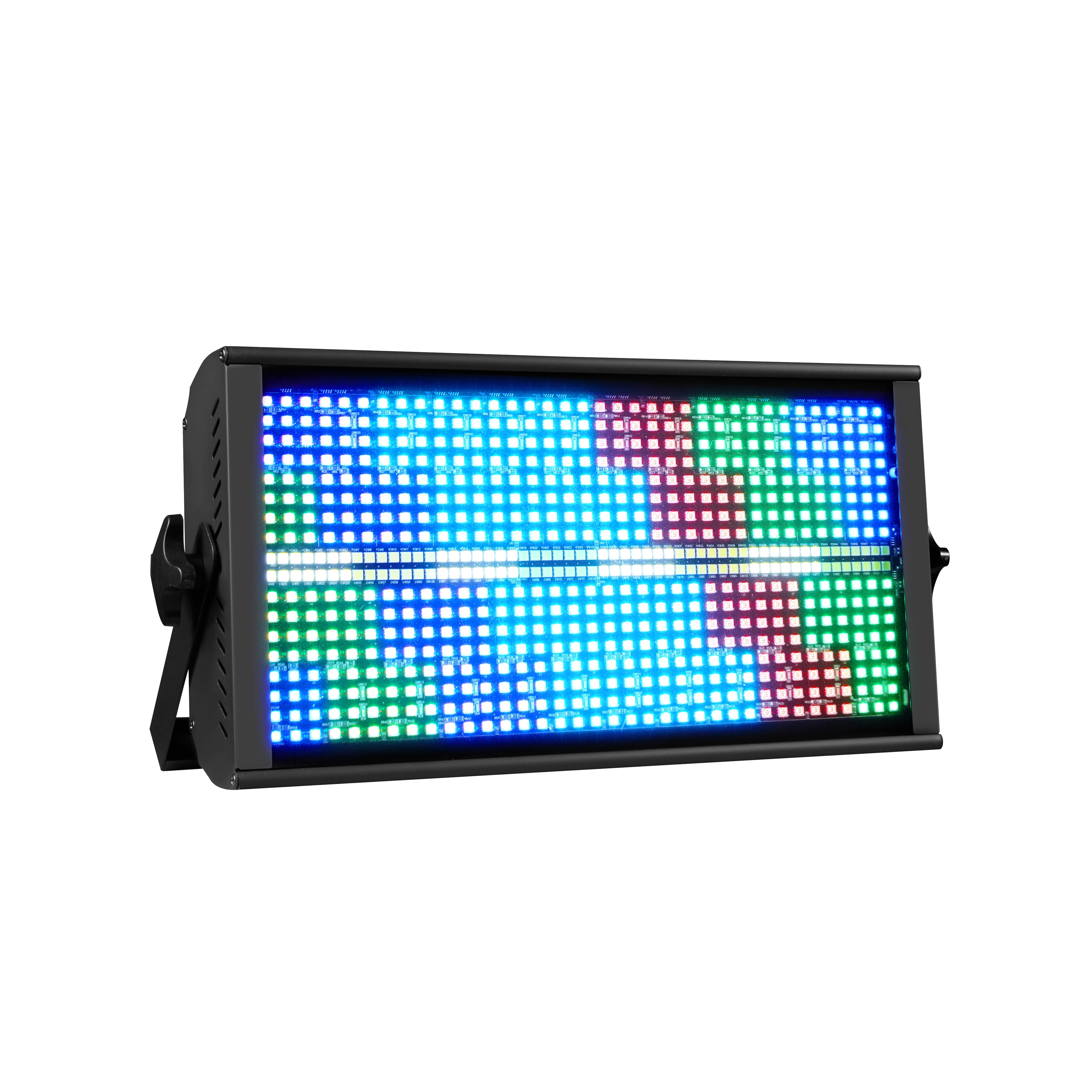 2PCS 250W RGBW LED 4in1 48 Partition Strobe Stage Light DMX512 Super Bright Wash Effect for KTV DJ Events Performances Lighting