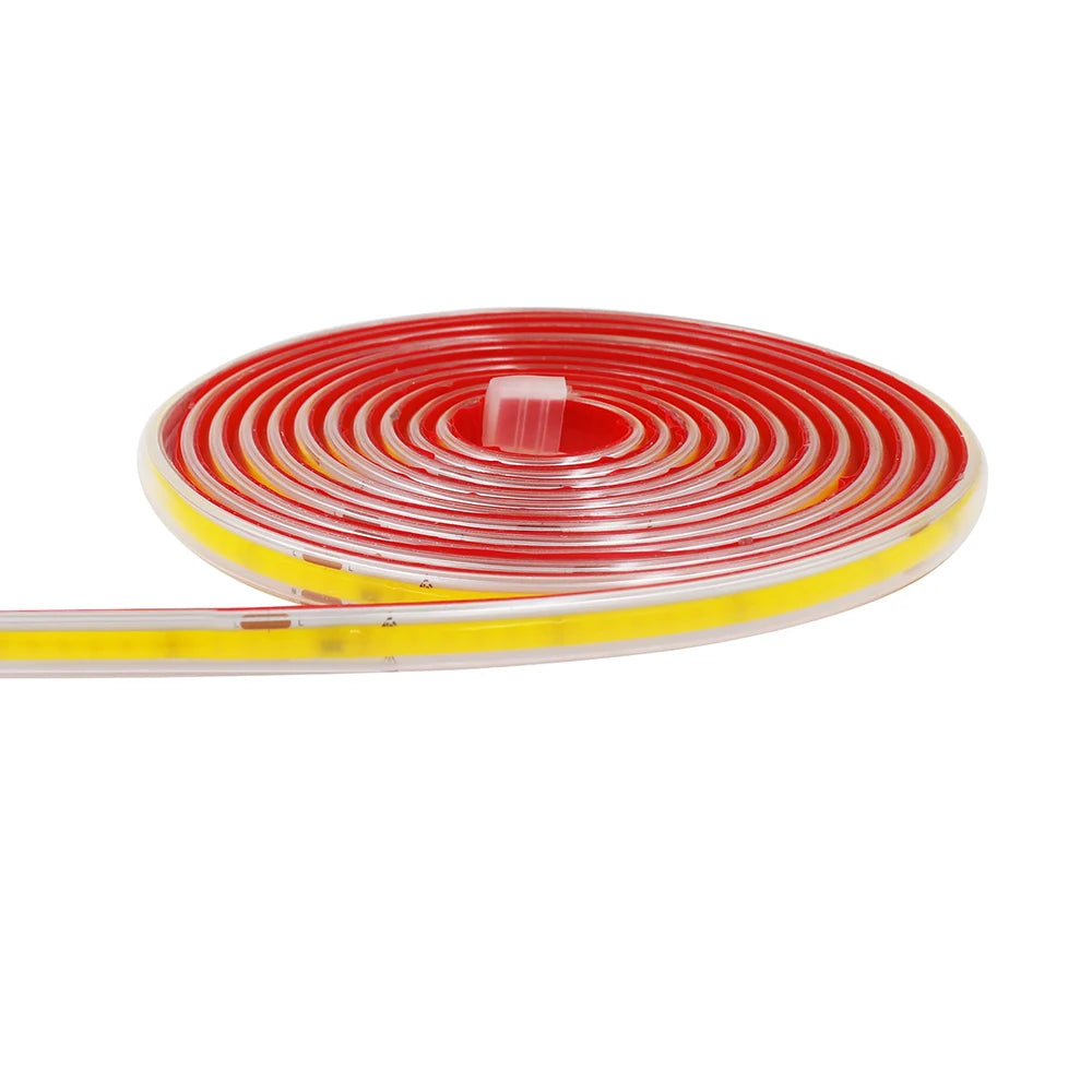 220V RA90 COB LED Strip Light Bright Waterproof Driver Build In 10cm Can Be Cut 240LEDs/M Flexible Adhesive Tape Home Decoration