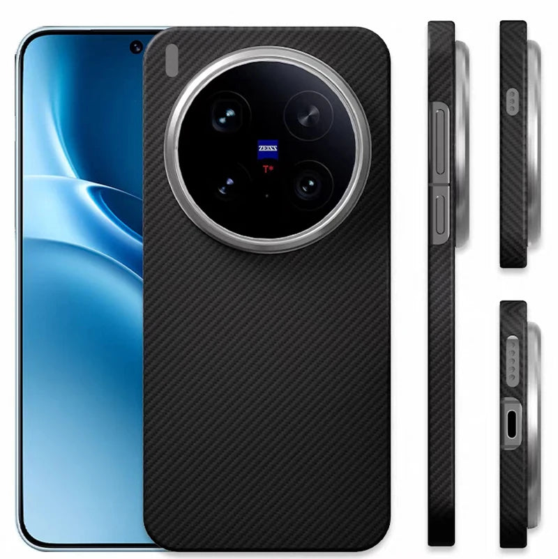 Vivo X300 Magnetic Aramid Fiber Case | Slim Shock-Absorbing Cover Tidesmit