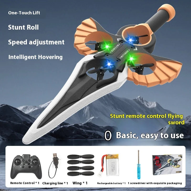 Gesture Controlled Flying Sword Drone with Remote Control Handle type B Tidesmit