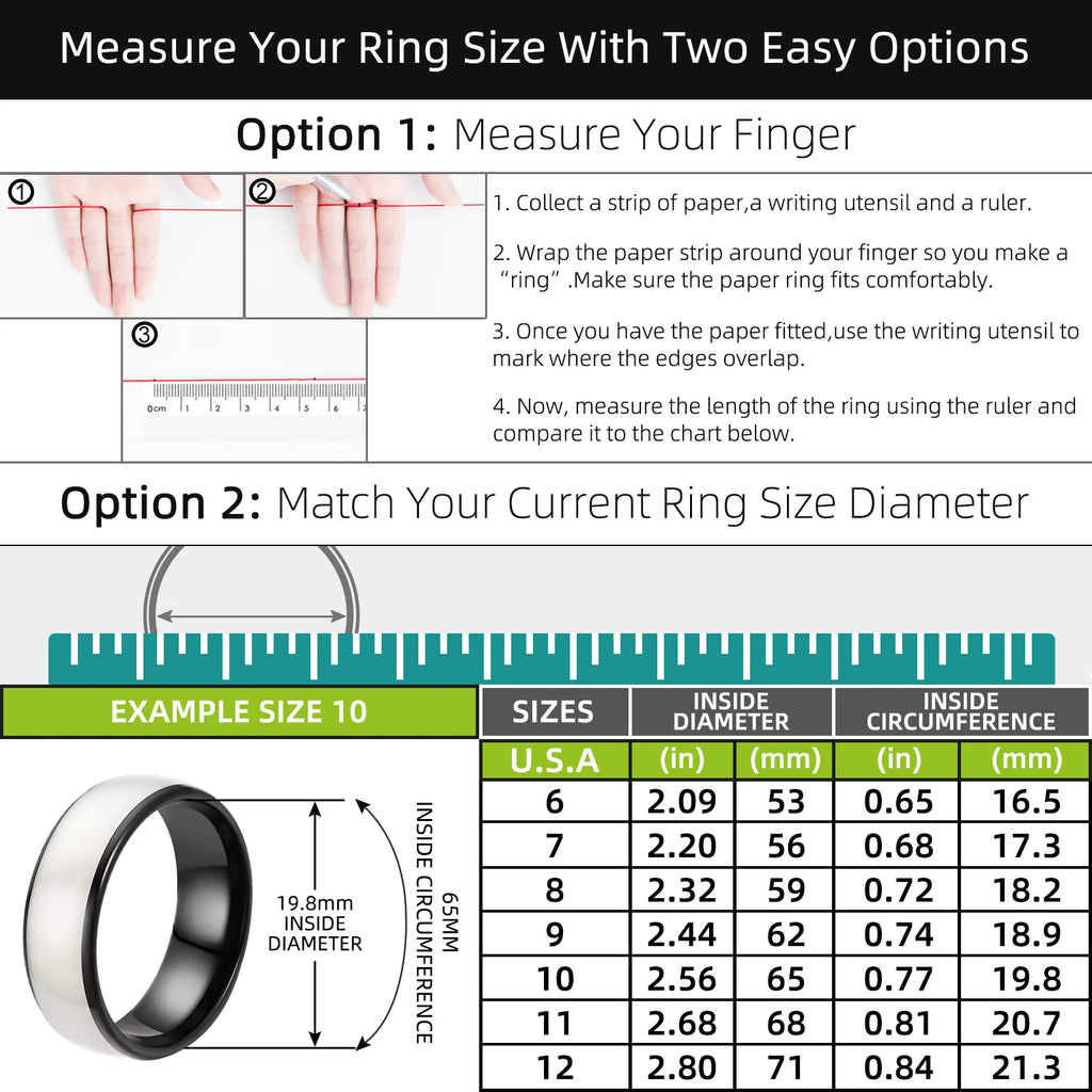 RFID Smart Health Ring T5577 Ceramic 125kHz Access Wearable Tidesmit
