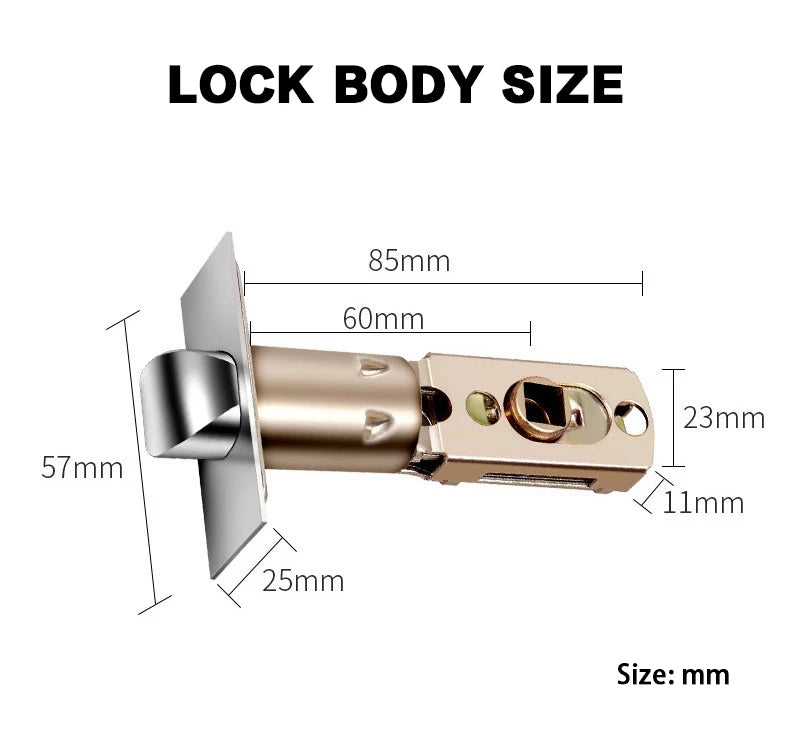 Fingerprint Door Lock: Tuya Bluetooth Smart Entry - M6 Series Tidesmit