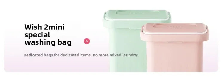Tidesmit JOYFACE 2Mini 220V portable washing machine side profile showing compact automatic underwear laundry design