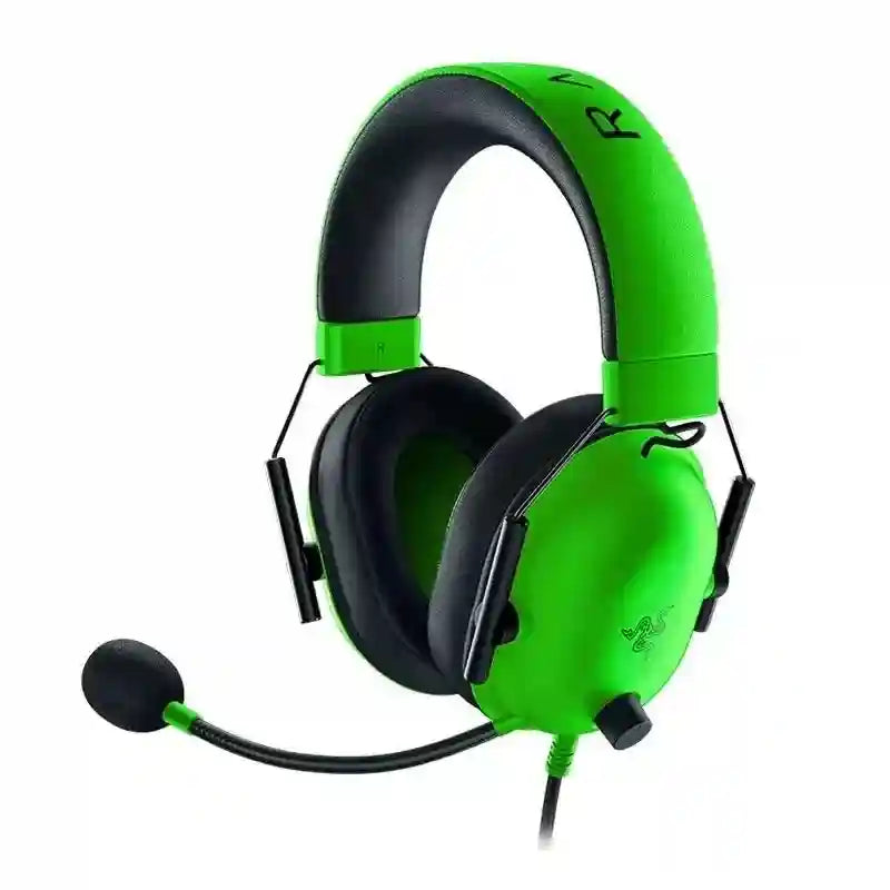 Wired Esports Gaming Headset 7.1 Surround Sound - Tidesmit Multi-Color Green Tidesmit