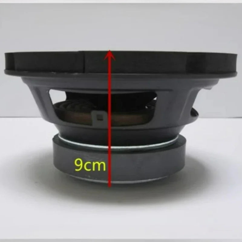 SOTAMIA 1Pcs 6.5 Inch Subwoofer 4 Ohm 80W Card Package Speaker Home Theater Smart Speaker Car Subwoofer Upgrade Modification