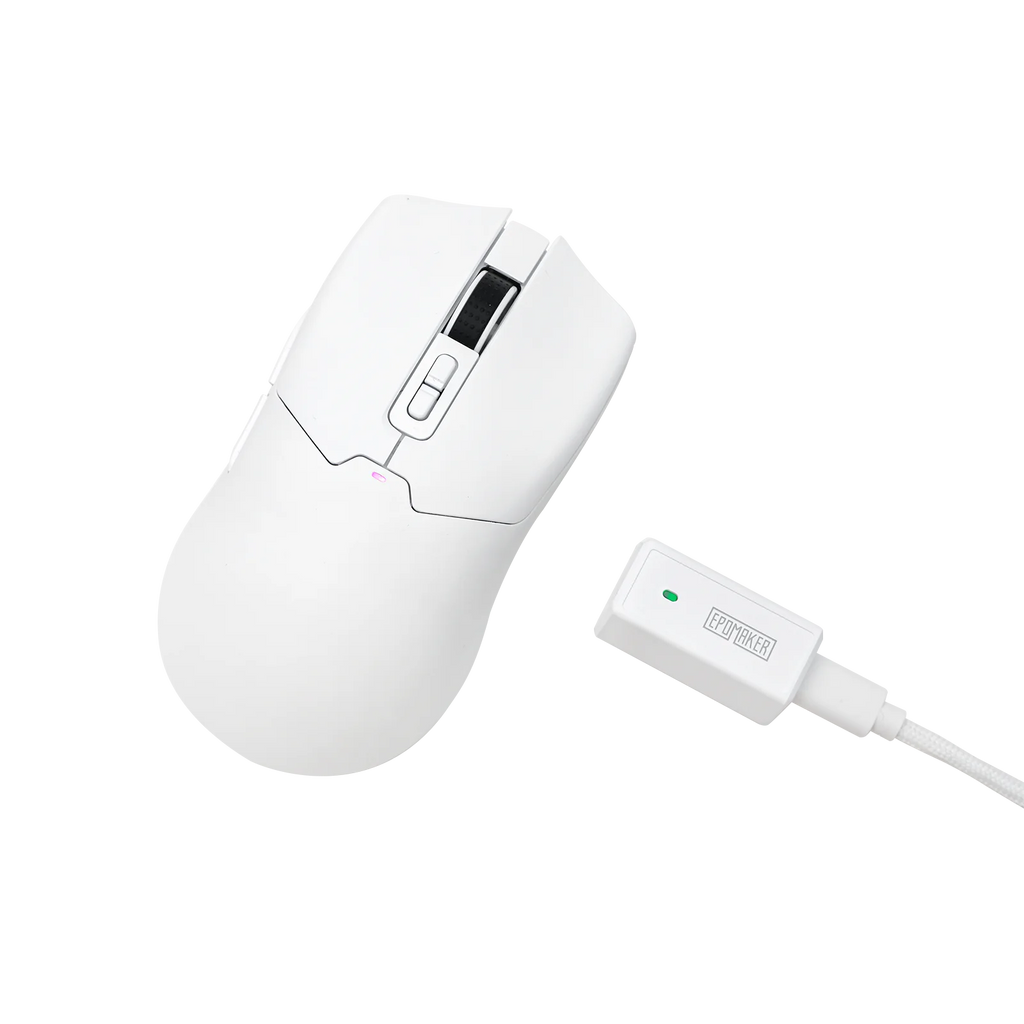 EPOMAKER Click Tri-mode Wireless Lightweight Gaming Mouse 8K Polling Rate with PAW3950 Sensor & 800 to 42000 DPI