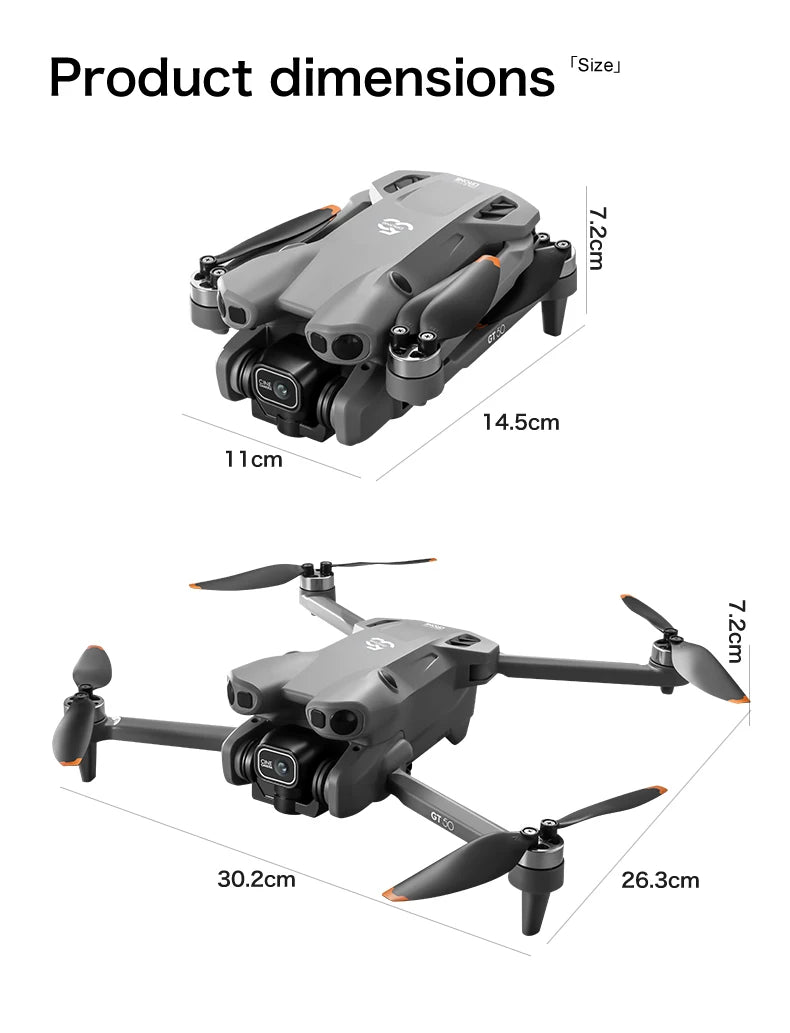 Mini 4K Camera Drone With GPS and Obstacle Avoidance - Tidesmit Tidesmit