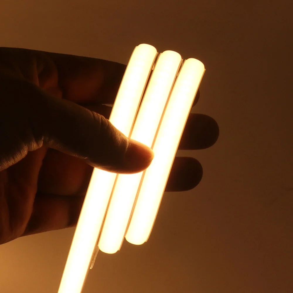 220V COB LED Neon Strip Light Wall Touch Wifi Bluetooth 23key Remote Control Power Kit Dimmable 288 LEDs Flexible Silicone Lamp