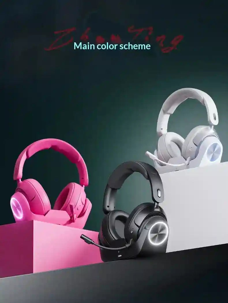 Wireless Gaming Headset with Active Noise Cancellation - Tidesmit Pro Tidesmit
