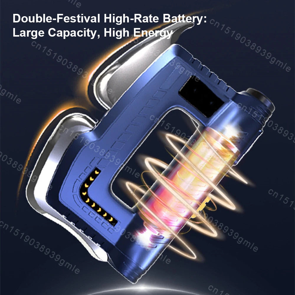 Fascia Massage Gun with Electric Heating - Professional Muscle Recovery Fascia Gun Tidesmit
