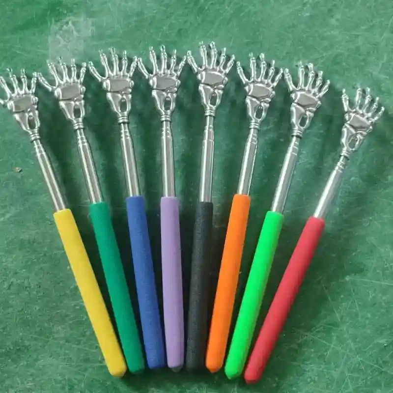 Telescopic Back Scratcher Stainless Steel Extendable 23 Inch - Tidesmit Fascia Gun random color Tidesmit
