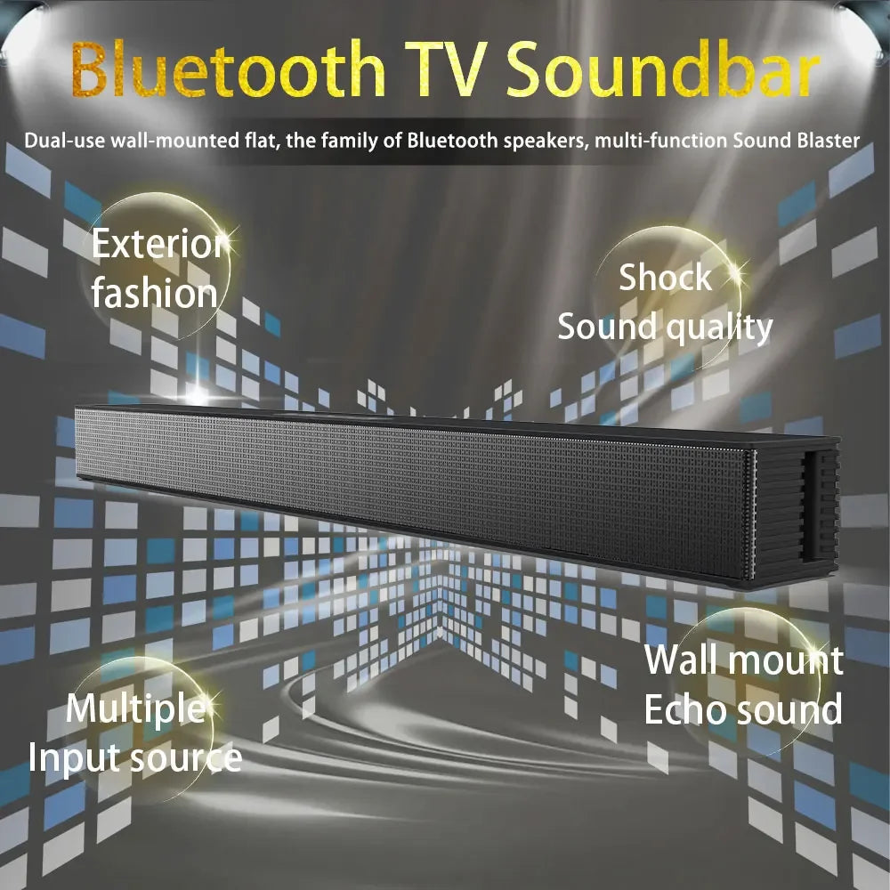 Wireless Bluetooth Sound Bar Speaker System Super Power Sound Speaker Wired Wireless Surround Stereo Home Theater TV Projector