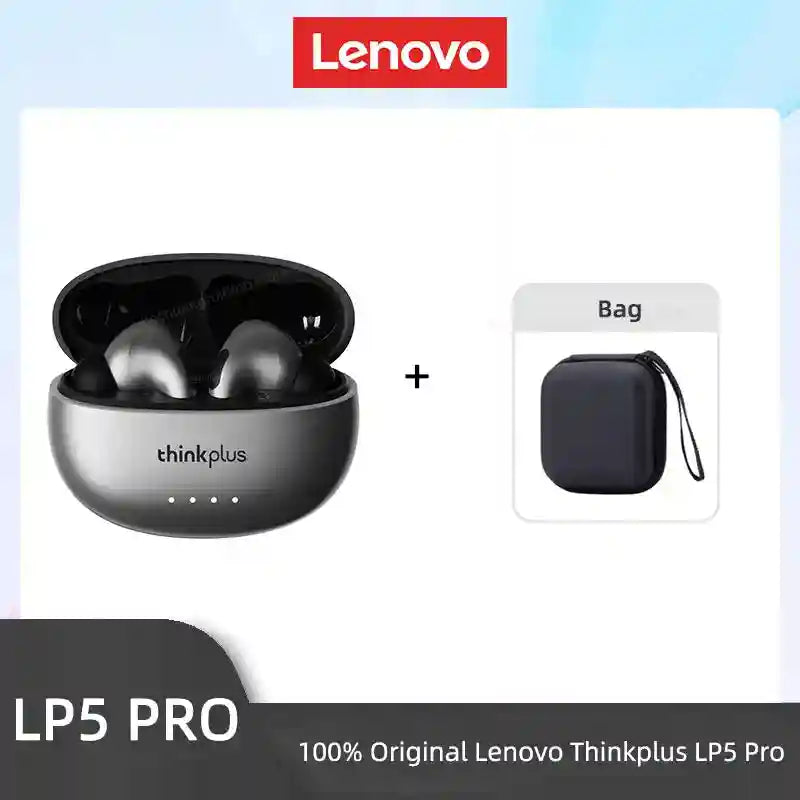 Wireless Bluetooth Earbuds with Low Latency Audio for Gaming LP5Pro Gray Bag Tidesmit