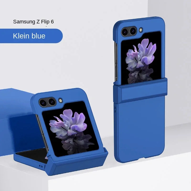 Samsung Galaxy Z Flip 7 Case: Military-Grade Shockproof Hinge Cover Blue Tidesmit