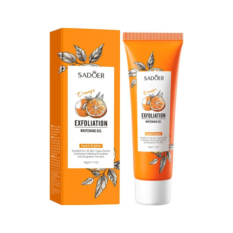 Orange Exfoliating Gel for Pores & Blackheads | Natural Beauty Care Scrubs Treatments 1PC China Mainland Tidesmit