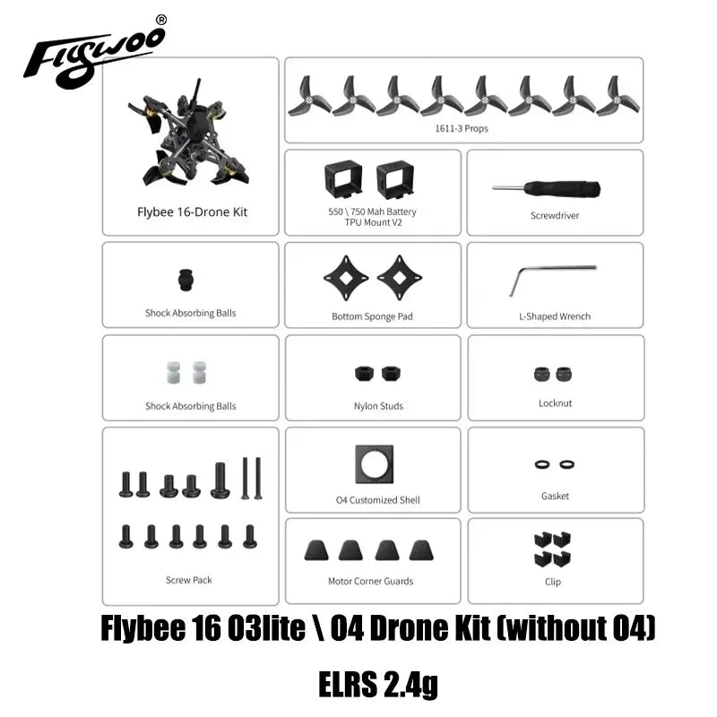 Flywoo Flybee 16 HD O4 2S FPV Drone | Ultralight 2S Racing Build 5 Tidesmit