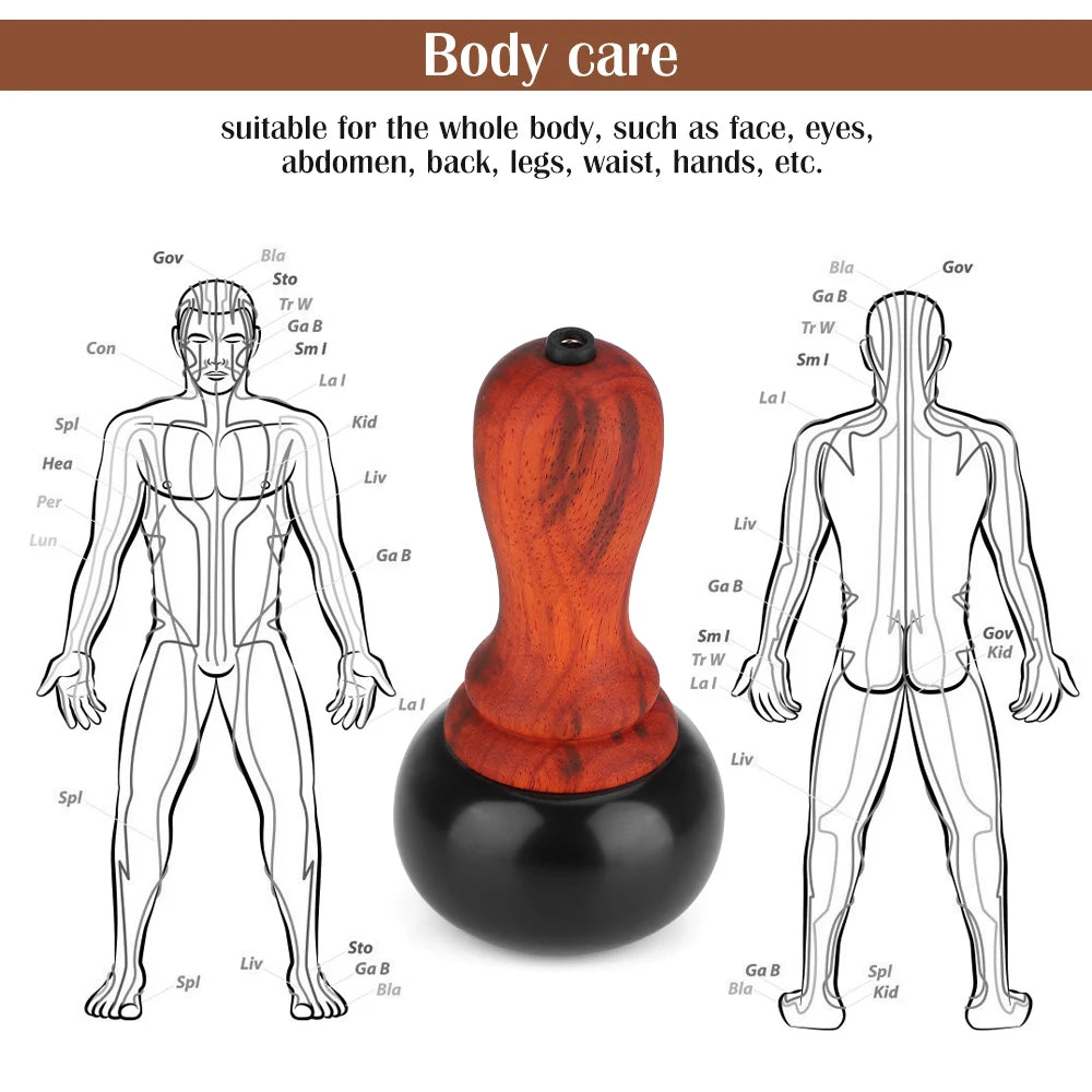 Electric Gua Sha Massager: Heated Jade Tool for Deep Tissue Relief Back Massage Instrument Tidesmit