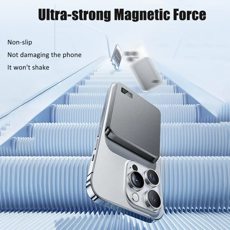 Tidesmit Magnetic Wireless Power Bank | Fast Charging Portable Charger Tidesmit