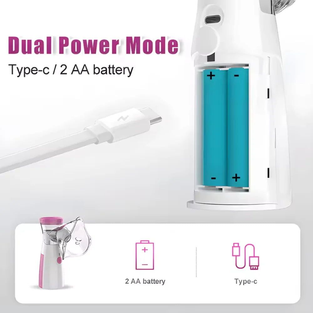 Oximeter Health Care Products Atomizer Medical Mesh Nebulizer Portable Inhaler Handheld Atomizer Blood Oxygen for Adult Childen
