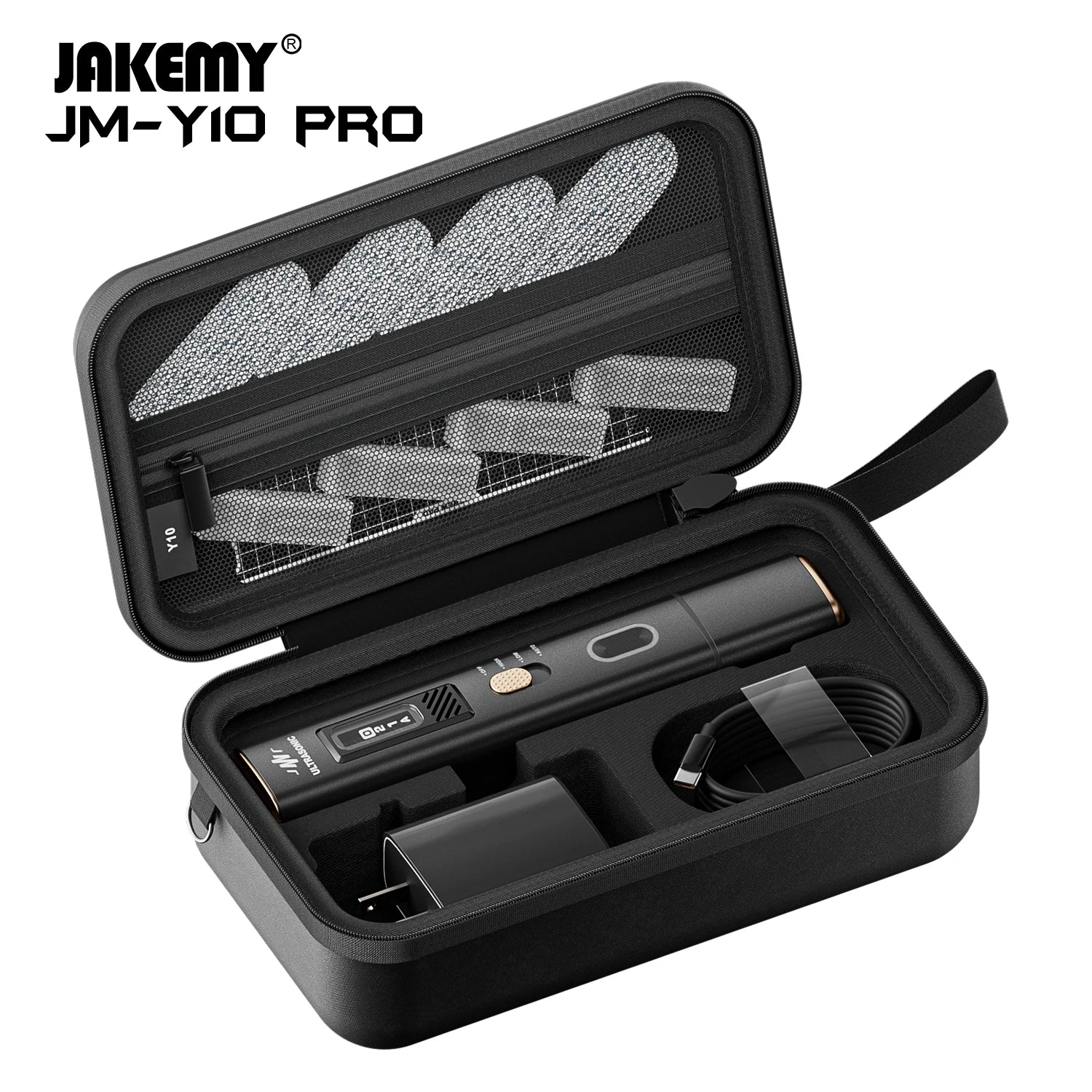 JAKEMY Ultrasonic Cutting Knife Y10 35W 40kHz 2 in 1 Handheld Ultrasonic Cutter and Polisher for Cutting, Grinding and Polishing