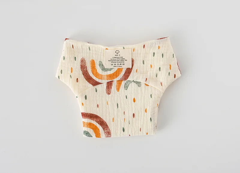 New Summer Cotton Baby Reusable Diaper Cartoon Baby Training Pants Infant Shorts Nappies Panties Nappy Changing Underwear Cloth
