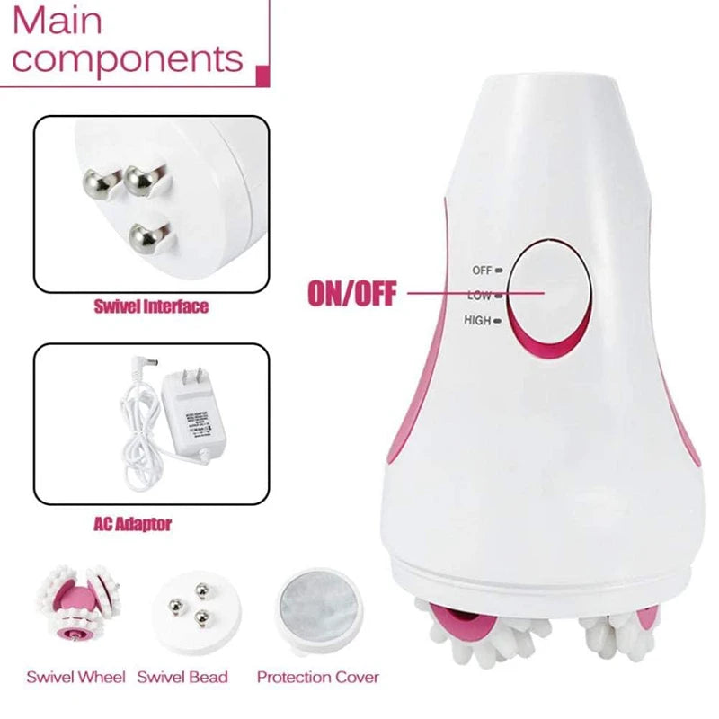 Electric Body Massager with 3D Infrared Heat Therapy by Tidesmit Body Shaping Massage Equipment Tidesmit