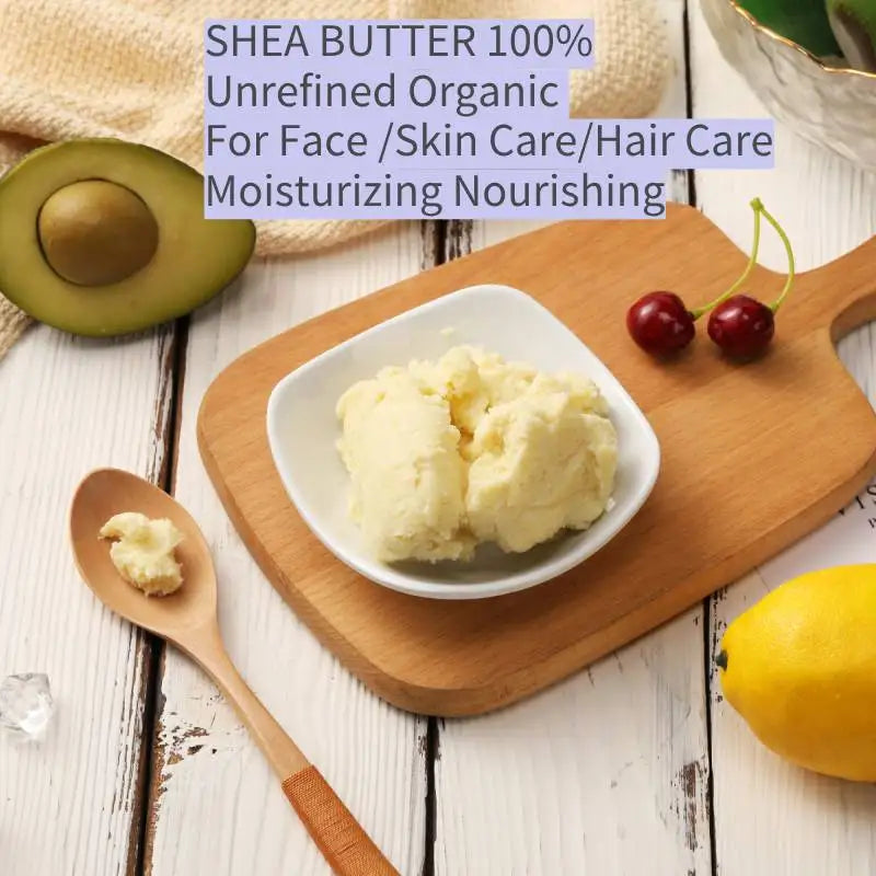 Dimollaure 50g Natural Organic Unrefined Shea Butter Oil Skin Care Body Oil Moisturizing Nourishing Body Massage Cosmetics Oil