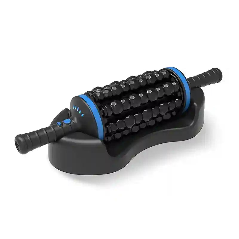 Electric Massager: Rechargeable Deep Tissue Tool for Muscle Relief Massage Roller Type-C Charging-Blue Tidesmit