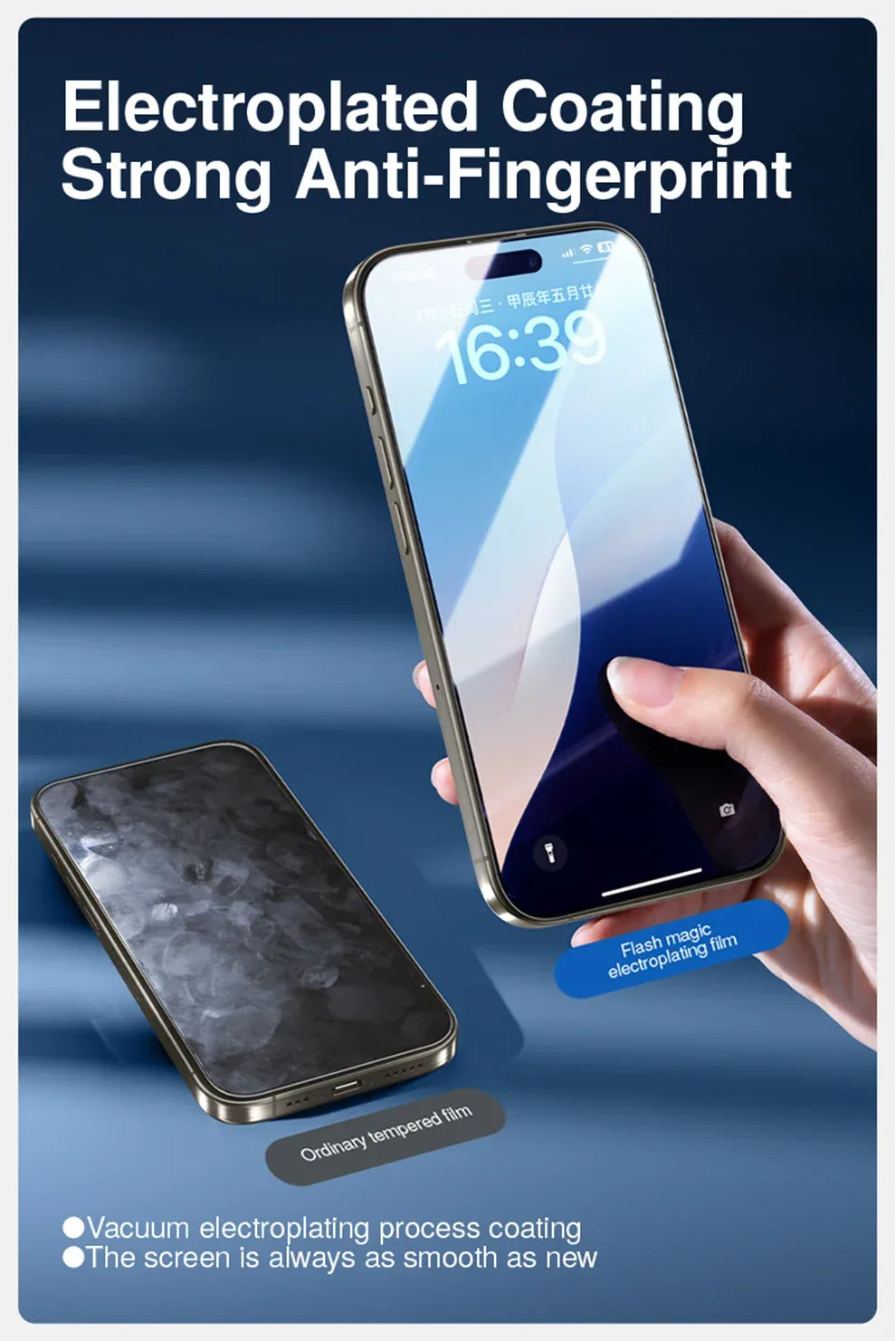 iPhone 17 Pro Max Privacy Screen Protector - 9H Tempered Glass 2PK Tidesmit