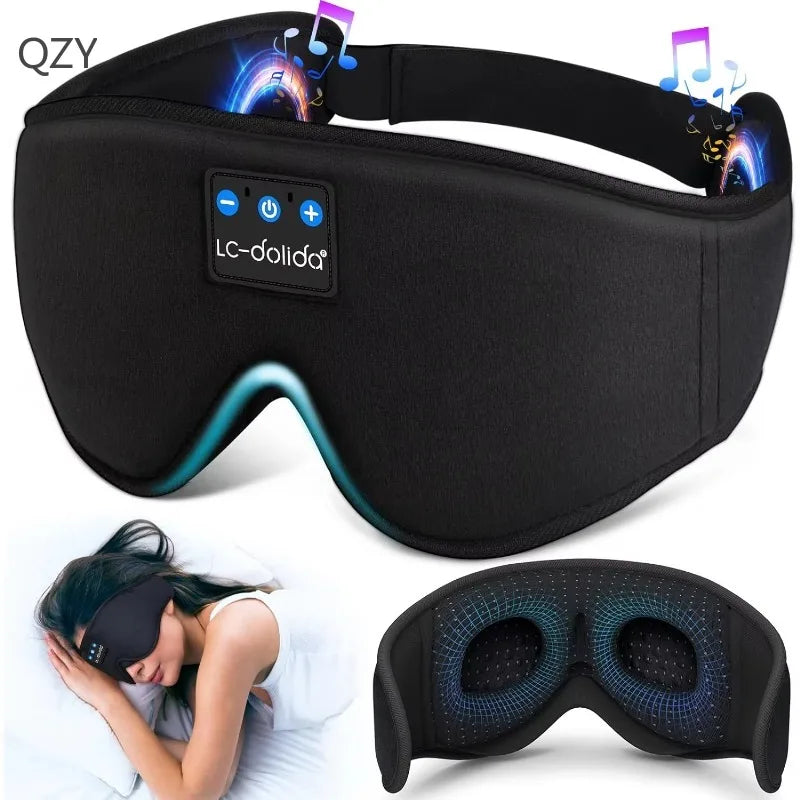 Bluetooth Sleep Headphones Mask 3D Ergonomic Wireless Headset Default Title Tidesmit