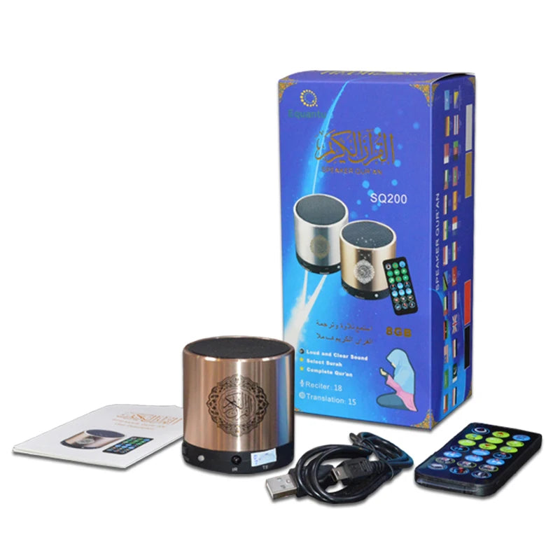 Koran Islam Arabic Muslim Azan Bluetooth Wireless Speaker Portable FM Radio Mini Ramadan Holy Islamic Quran Arab Music Sound Box