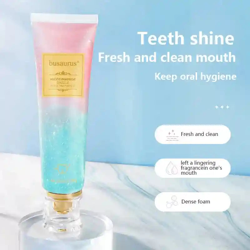 Tidesmit teeth whitening toothpaste removing stains for a bright white smile and long-lasting fresh breath