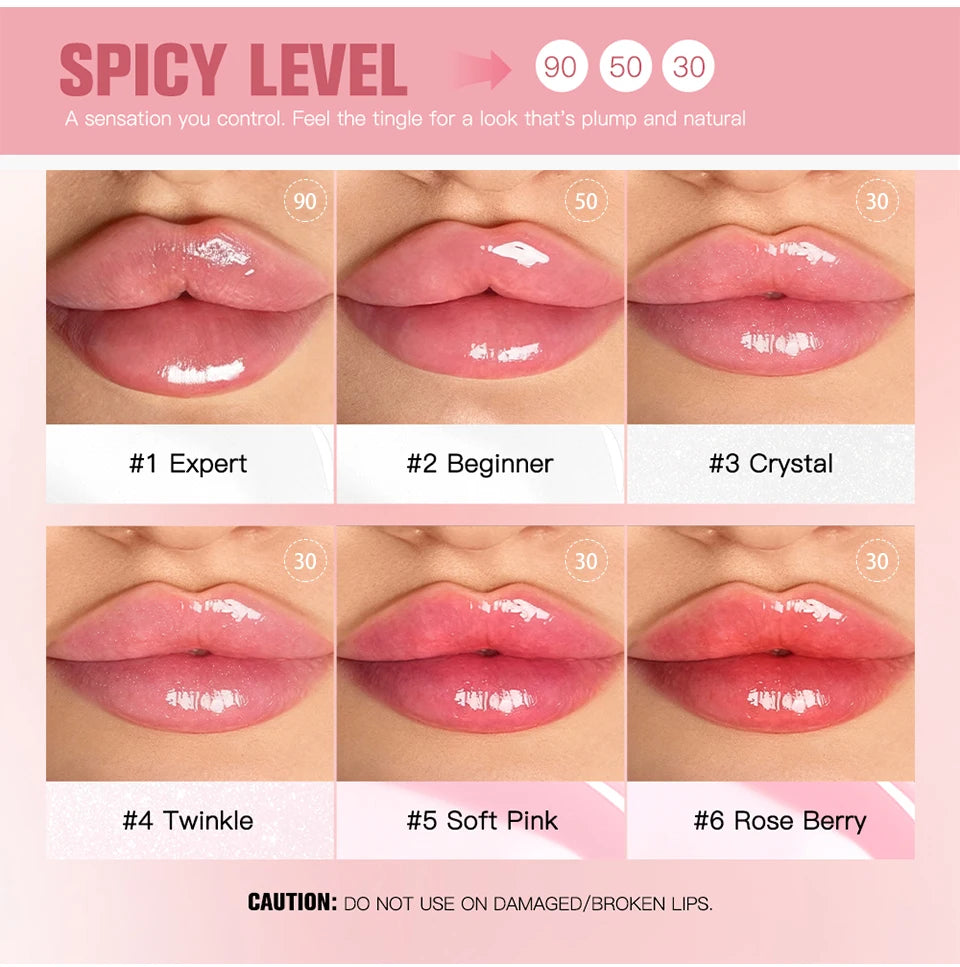 Lip Plumper Gloss - Hydrating Voluminous Finish by Tidesmit Lip Care Tidesmit