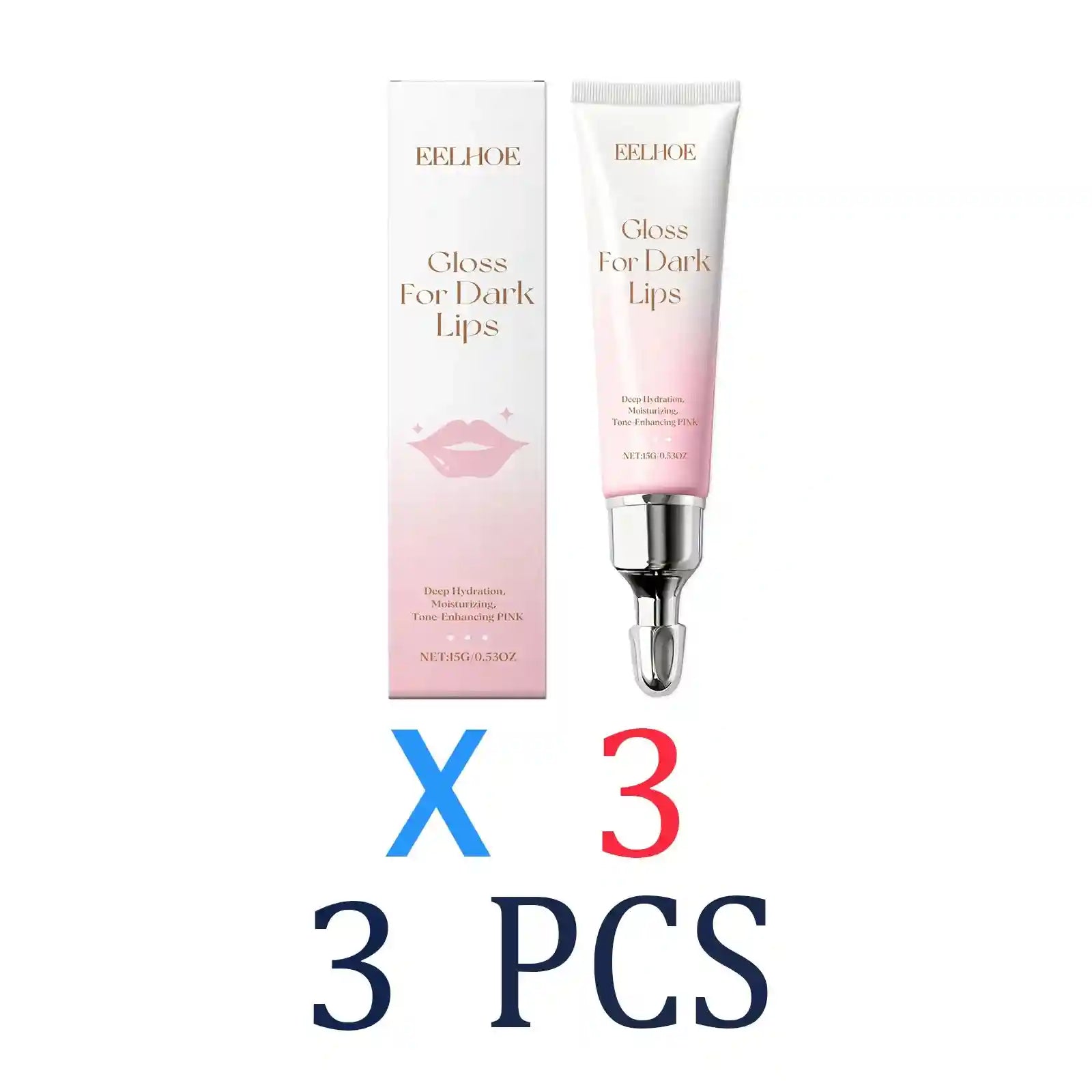 Hydrating Lip Oil Serum - Vitamin C Repair Treatment for Dry Lips Lip Care 3 Pcs Tidesmit