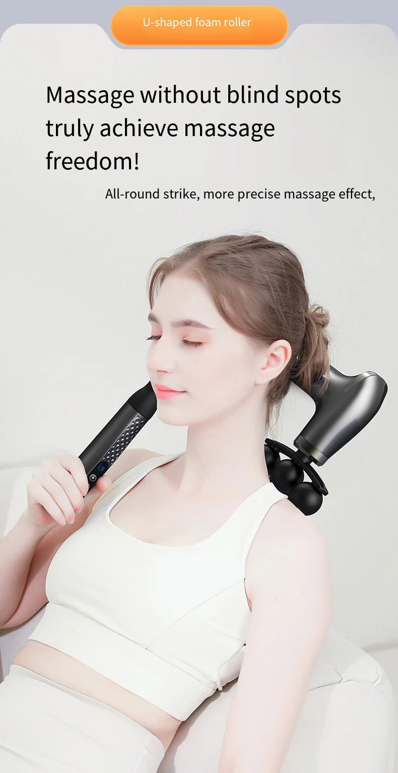 Fascia Gun Deep Tissue Massager - Rechargeable Muscle Recovery Tool Fascia Gun Tidesmit