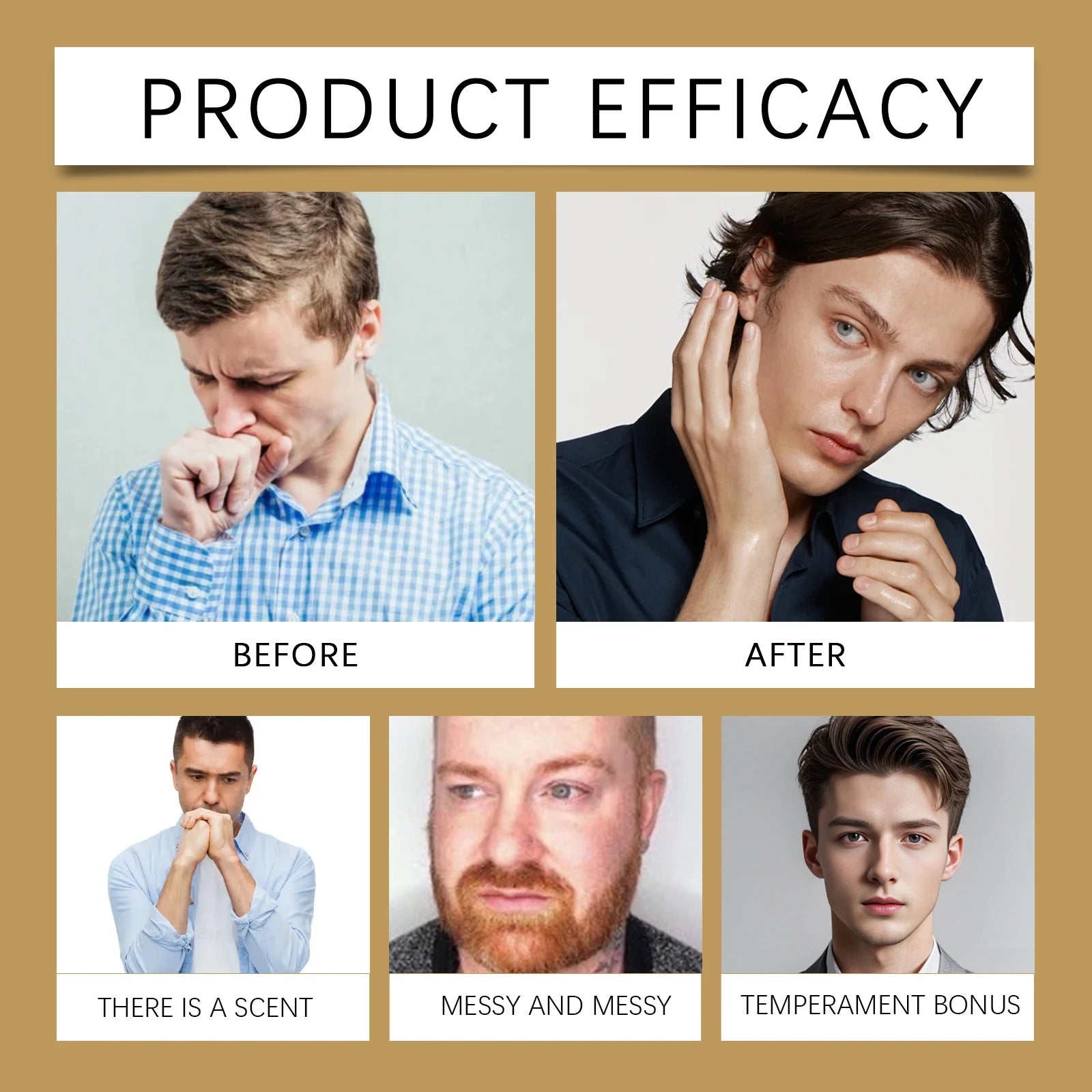 3Scents Men’s Solid Cologne: Long-lasting woody pheromone fragrance balm, portable deodorant for a fresh, refined look.