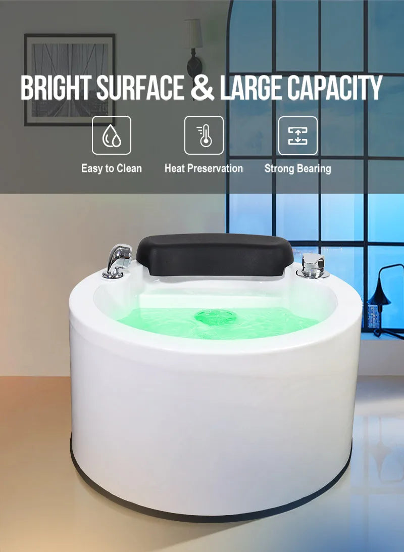 Electric Pedicure Foot Bath Basin - Professional Heat Therapy Massager Massage Chairs Tidesmit