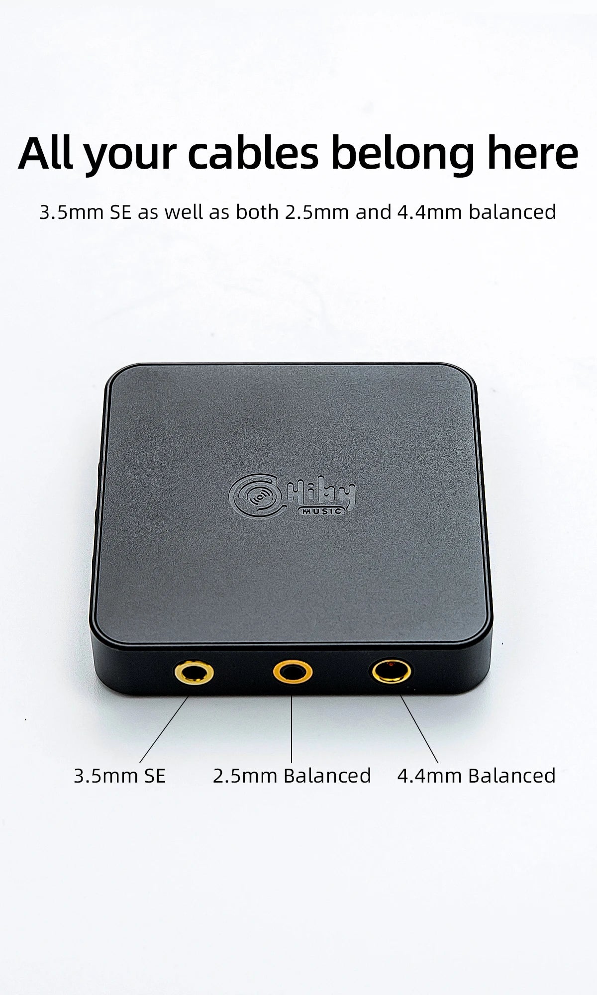 USB DAC Headphone Amplifier ES9038Q2M Tidesmit FD3 - Hi-Res MQA Support Tidesmit