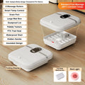 Folding Electric Foot Bath Massager with Heat Therapy & Bubble Spa Massage Cushion Basic Style Tidesmit