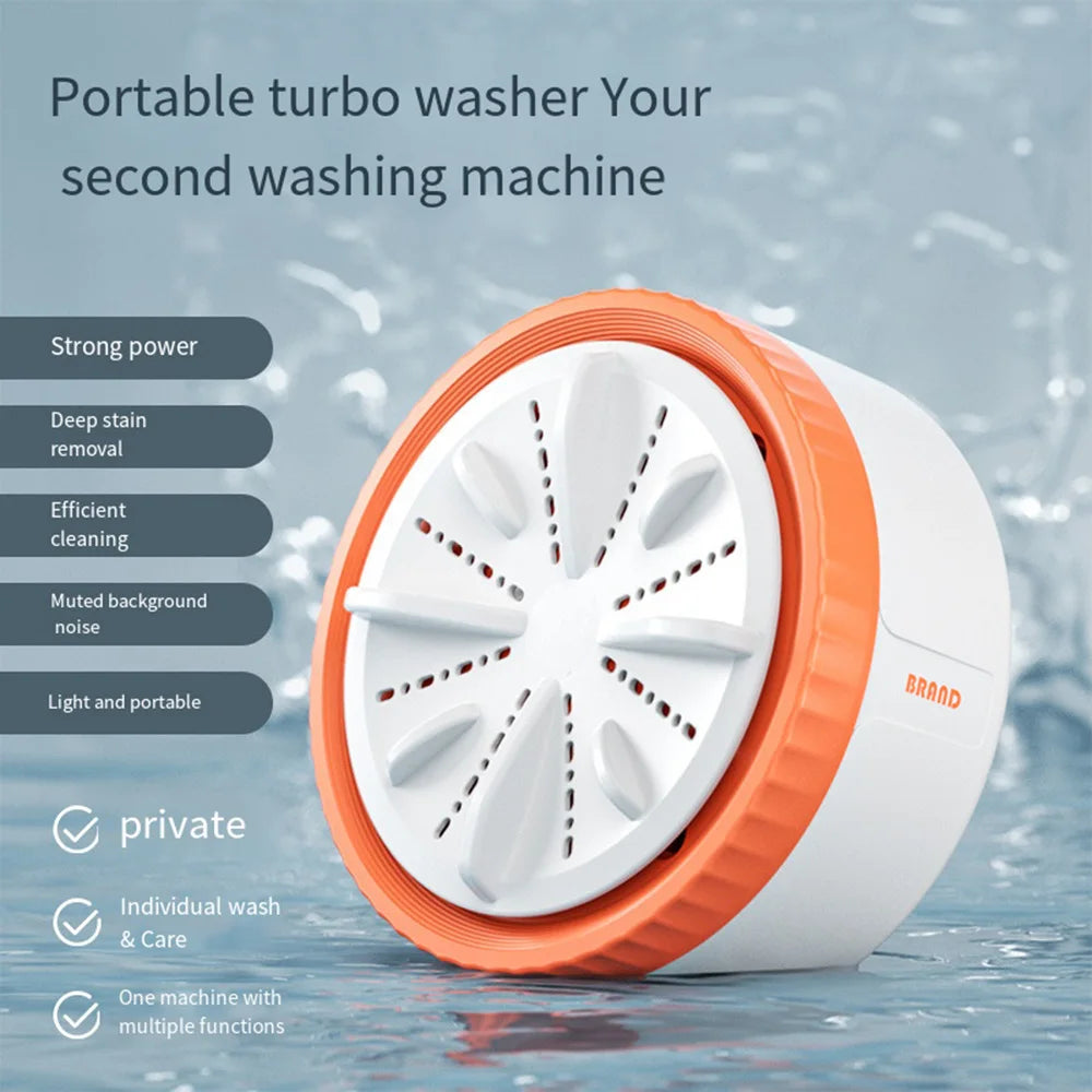 Tidesmit portable USB mini washing machine and ultrasonic fruit dishwasher for travel and compact home laundry use