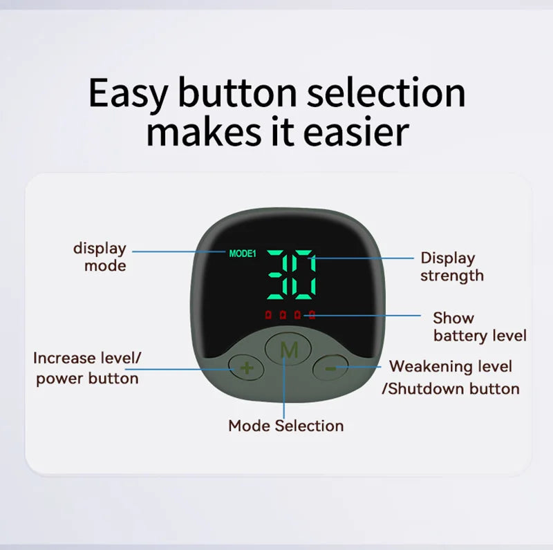 EMS Muscle Stimulator Hip Trainer - Gray Fitness Butt Lifter Relaxation Treatment Tidesmit